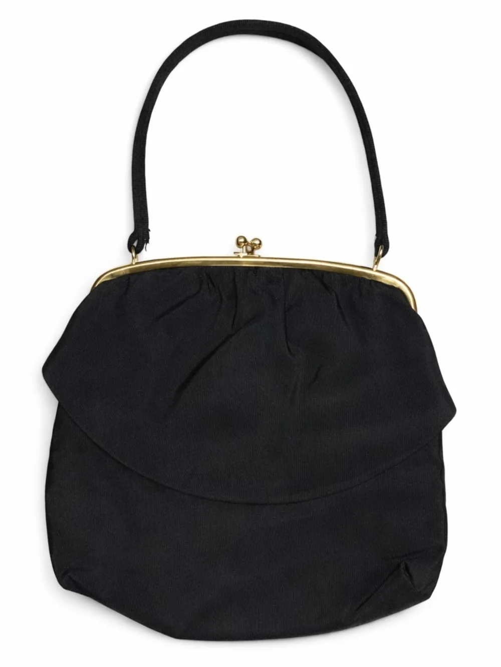 Vintage Black Gold trip Clutch Purse